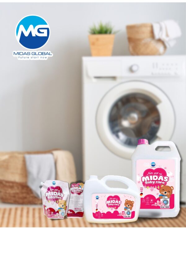 Nước giặt xả Midas Baby Care