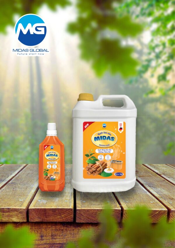Nước lau sàn Midas - hương quế
