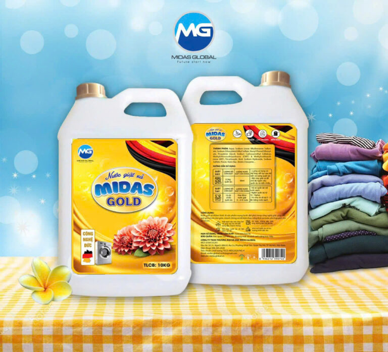 nuoc giat xa midas gold can to