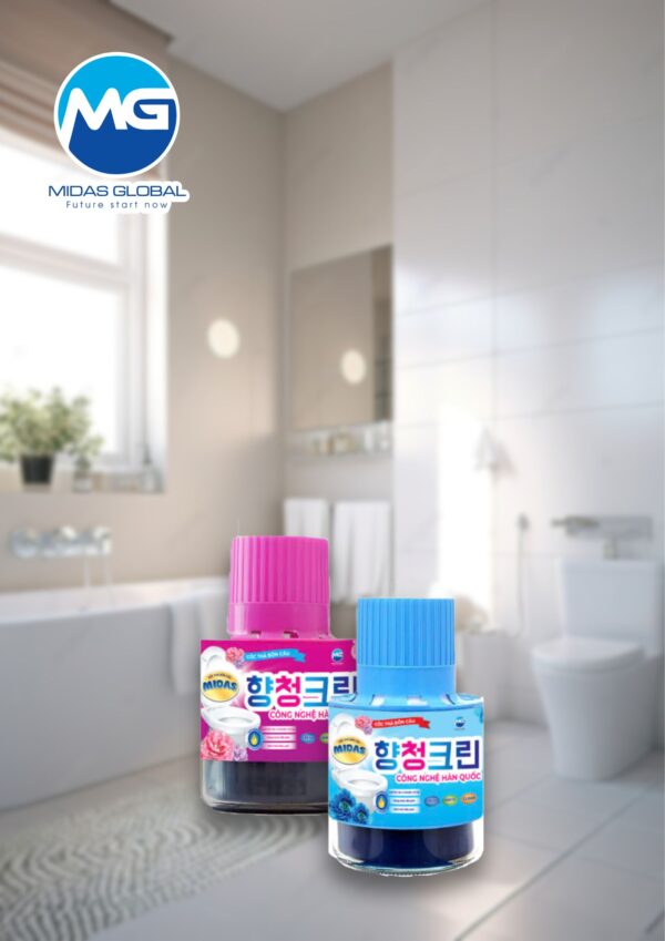 Cốc thả bồn cầu Midas - xanh